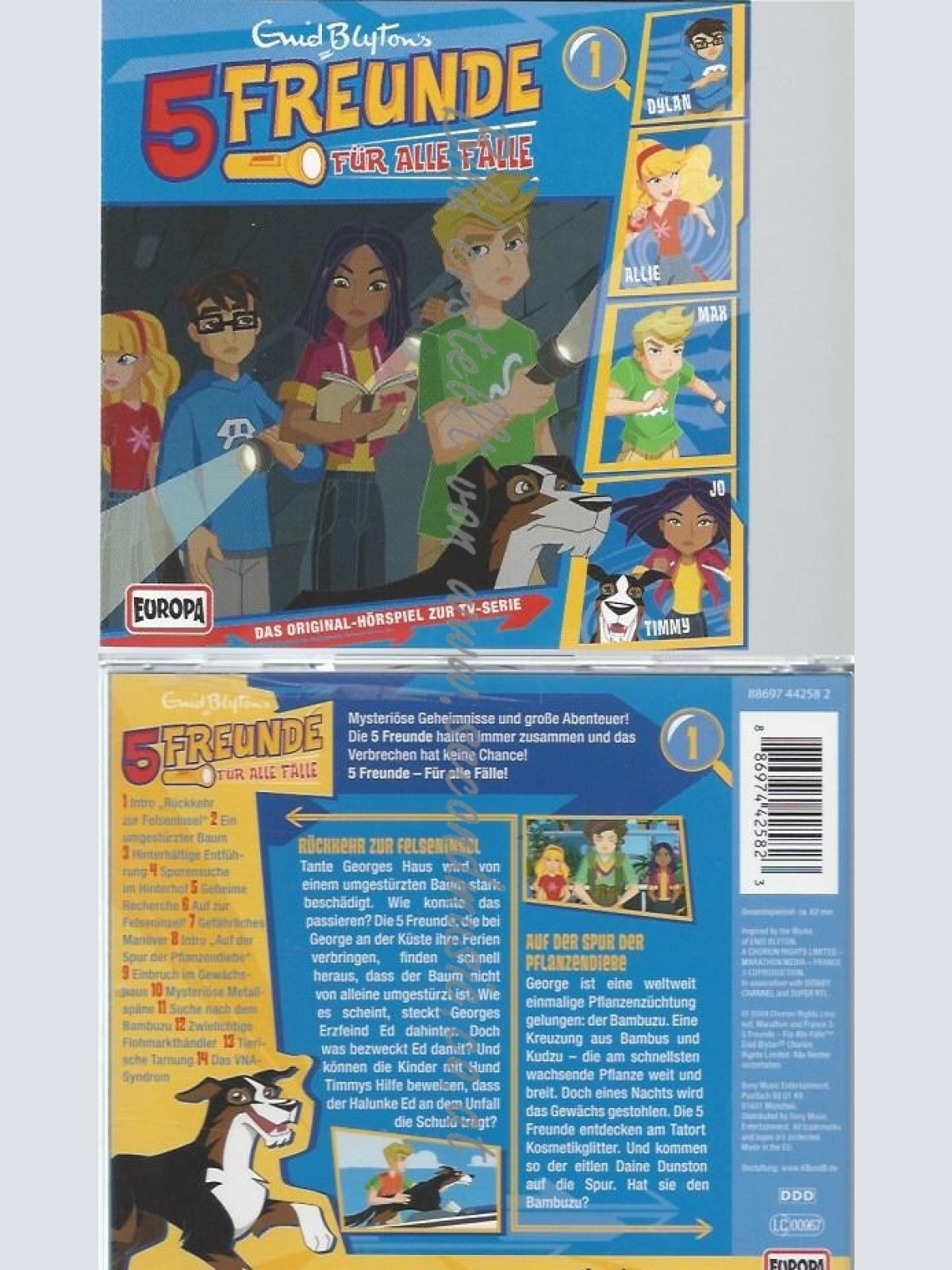 CD--AS ORIGINAL-HÖRSPIEL ZUR TV-SERIE/ 5 FREUNDE FÜR ALLE FÄLLE--01