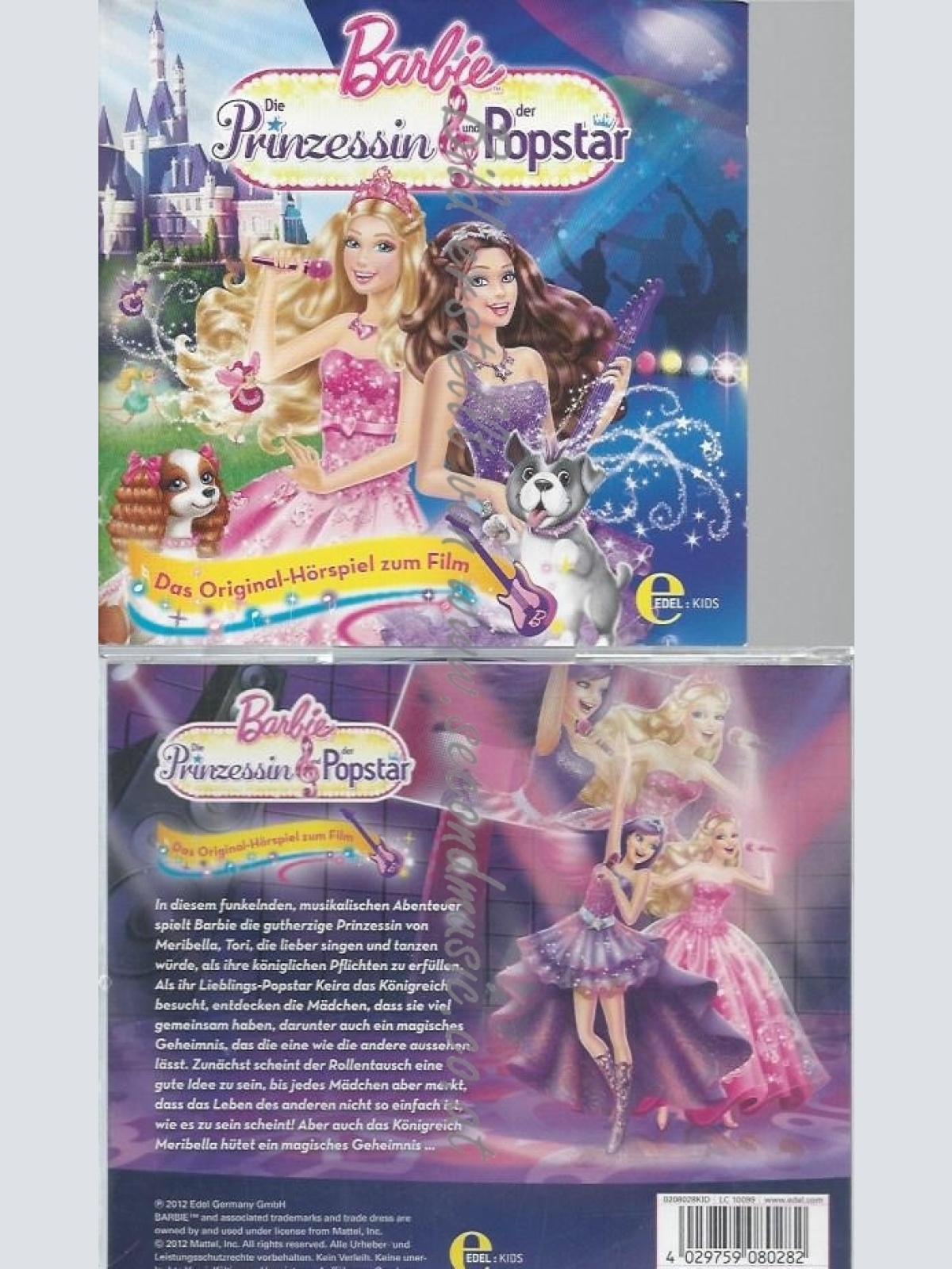 CD--BARBIE--DIE PRINZESSIN & DER POPSTAR