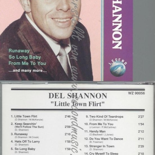 CD--DEL SHANNON--LITTLE TOWN FLIRTCD