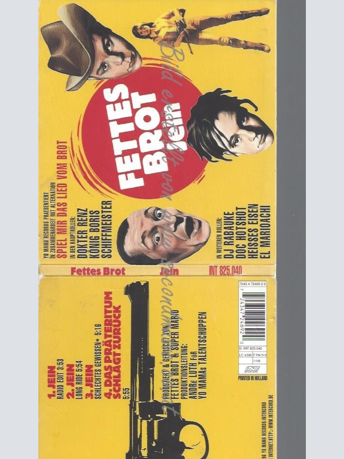 CD--FETTES BROT--JEIN | SINGLE