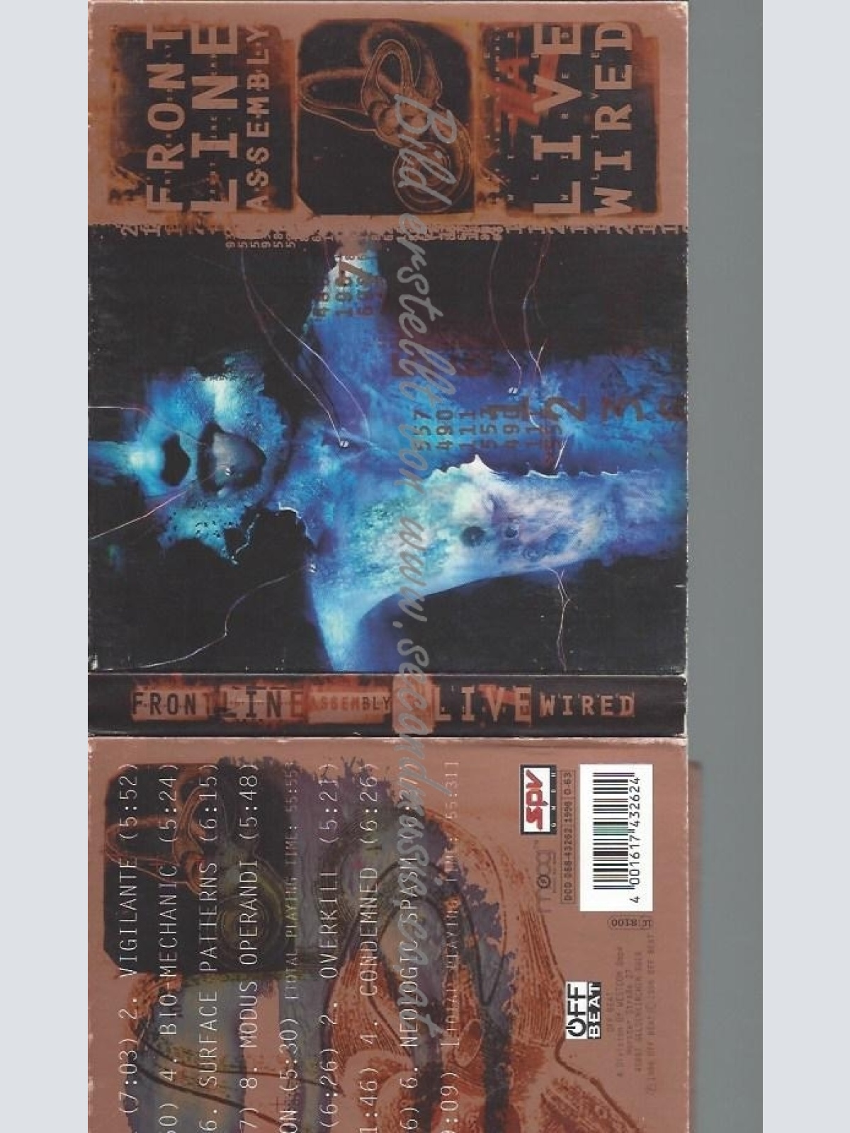 CD--FRONT LINE ASSEMBLY--LIVE WIRED | DOPPEL-CD