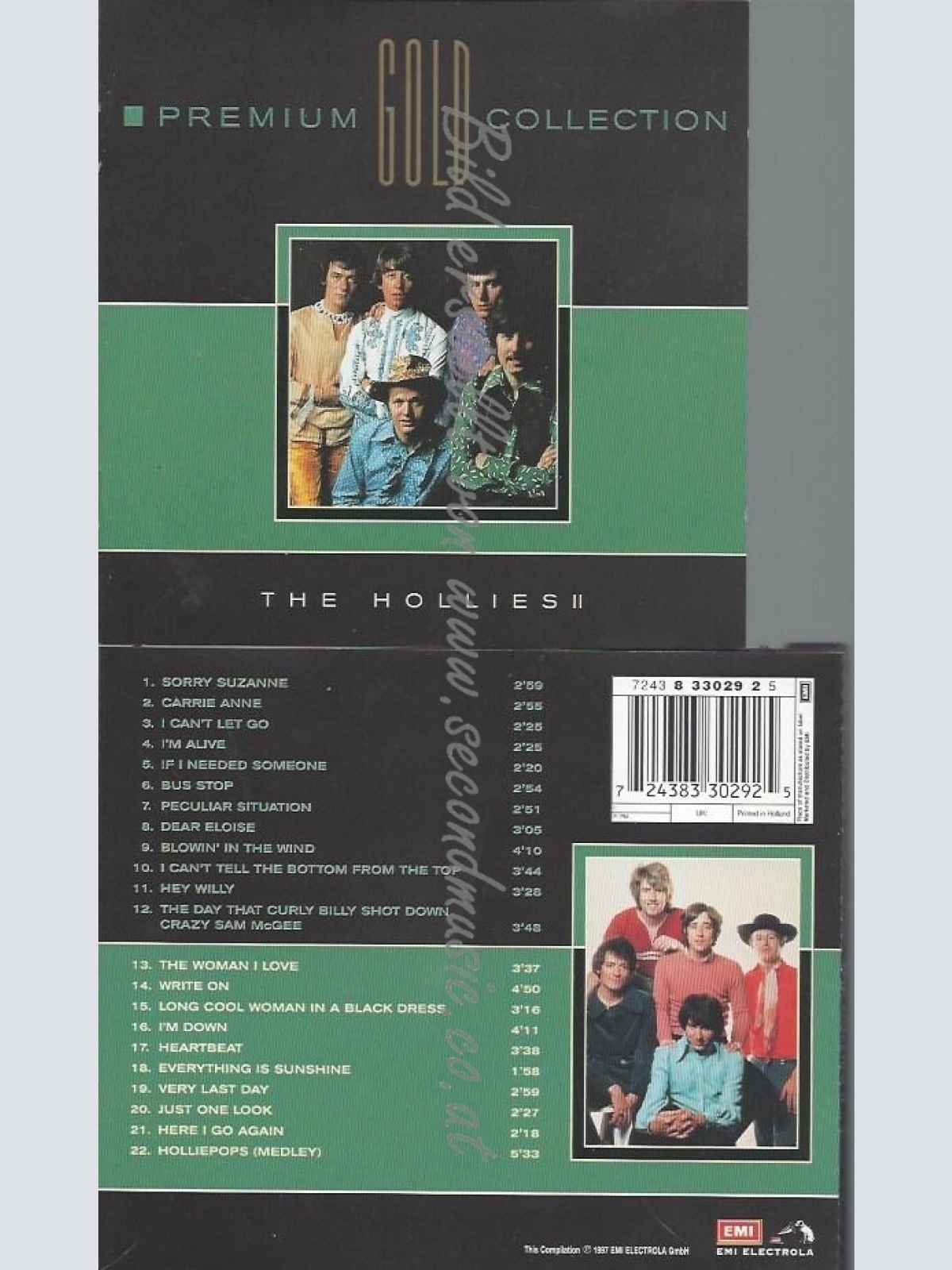 CD--HOLLIES--PREMIUM GOLD COLLECTION VOL.2