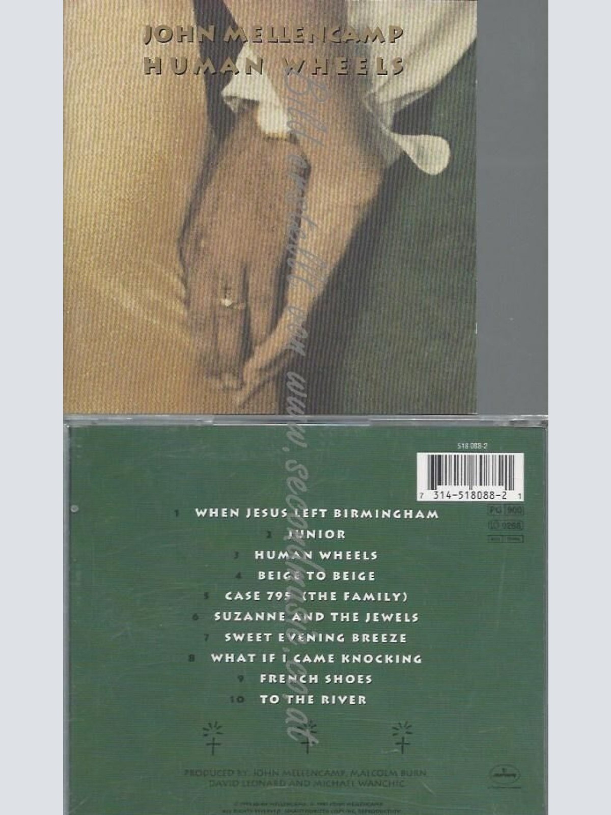 CD--JOHN MELLENCAMP--HUMAN WHEELS