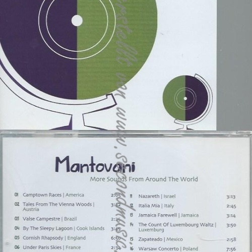 CD--MANTOVANI--MORE SOUNDS FROM AROUND THE WORLD