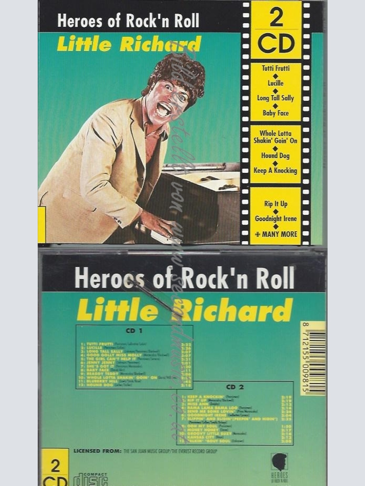 CD--LITTLE RICHARD--HEROES OF ROCK`N ROLL