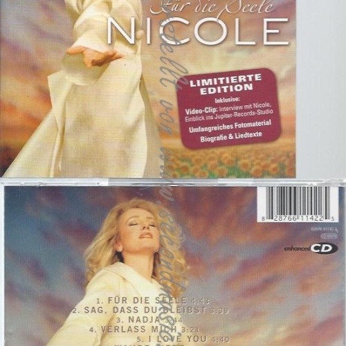 CD--NICOLE--FÜR DIE SEELE -LTD.VERSION- [ENHANCED]
