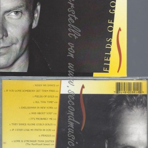 CD--STING--FIELDS OF GOLD -BEST OF 1984-1994