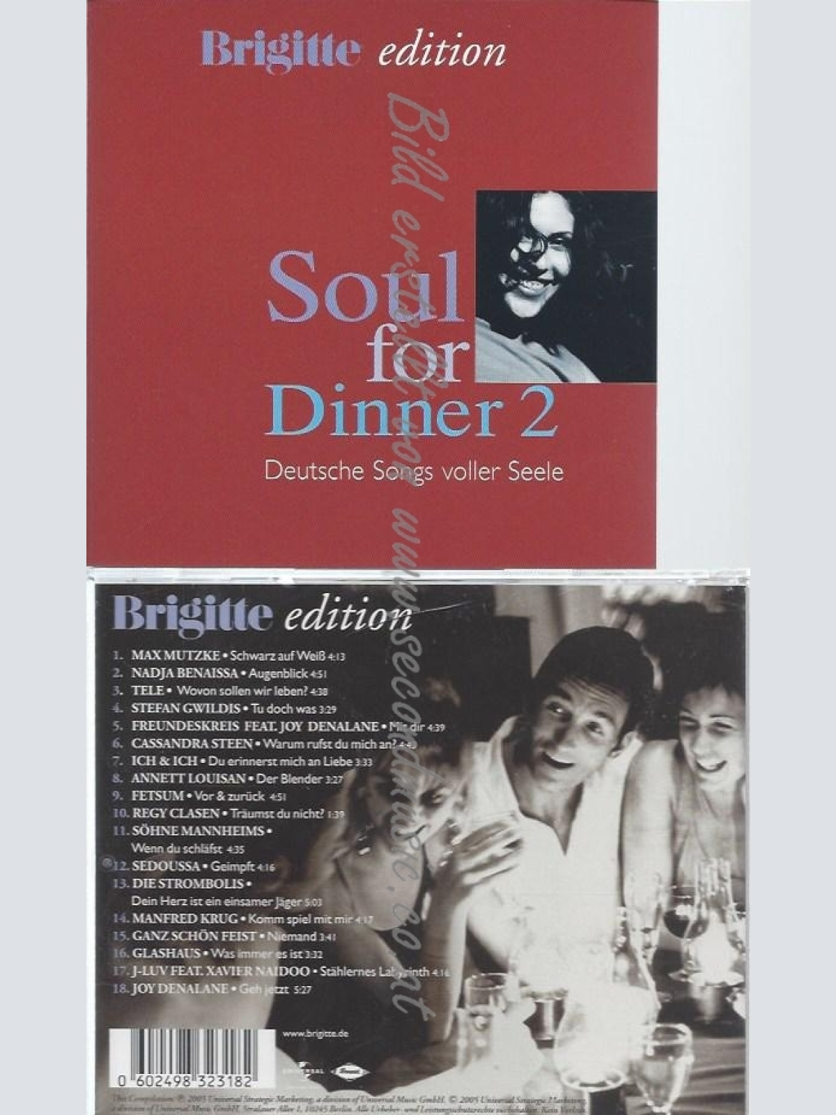 CD--VARIOUS--BRIGITTE SOUL FOR DINNER VOL.2