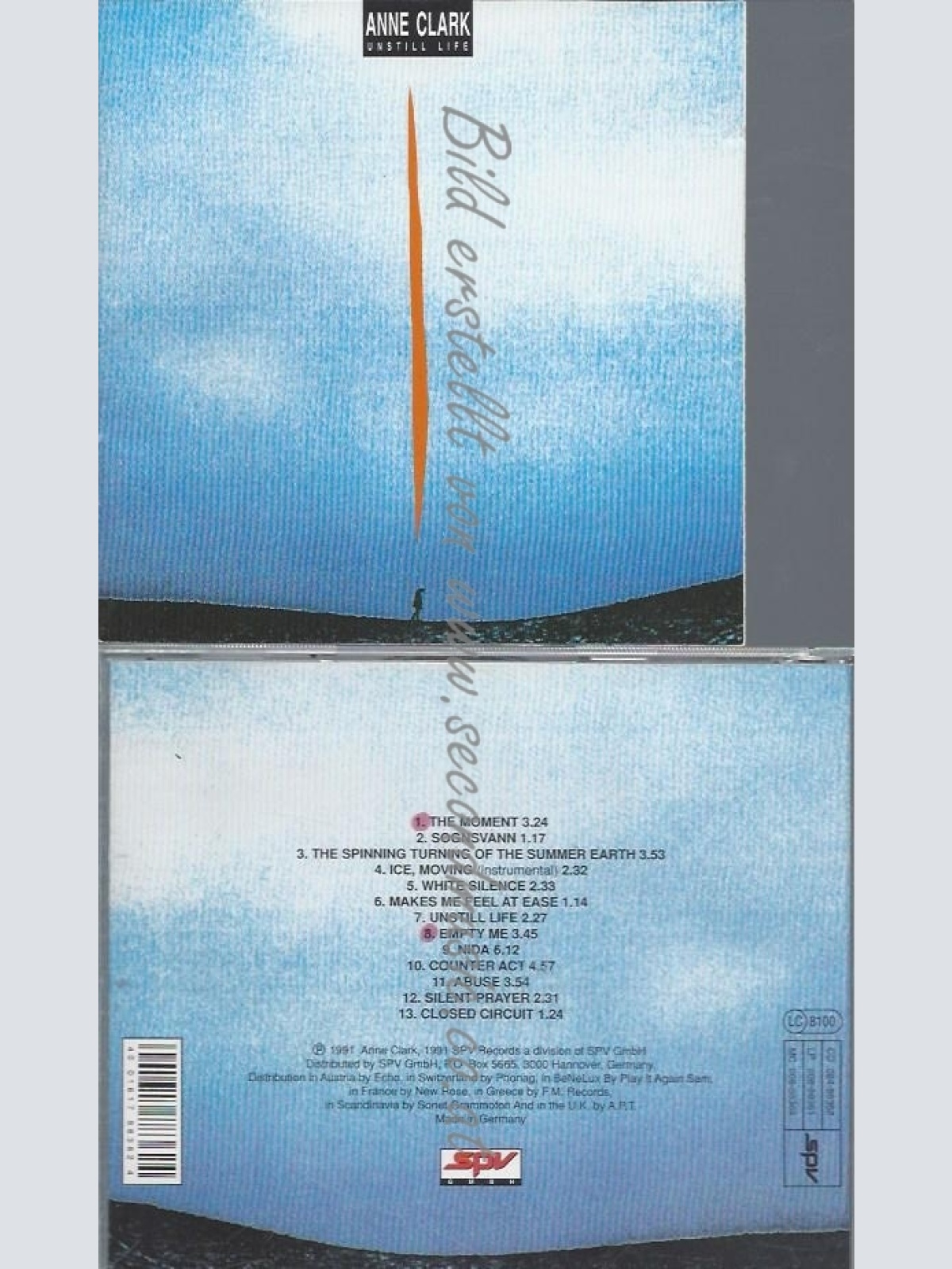 CD--ANNE CLARK--UNSTILL LIFE