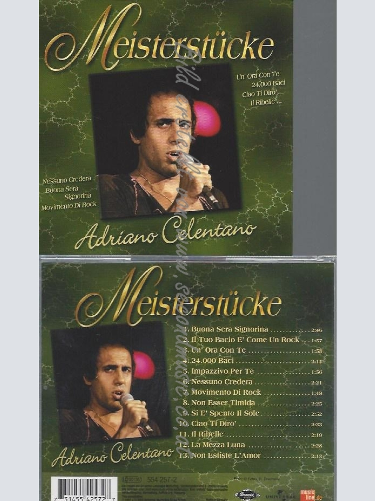 CD--ADRIANO CELENTANO--MEISTERSTÜCKE