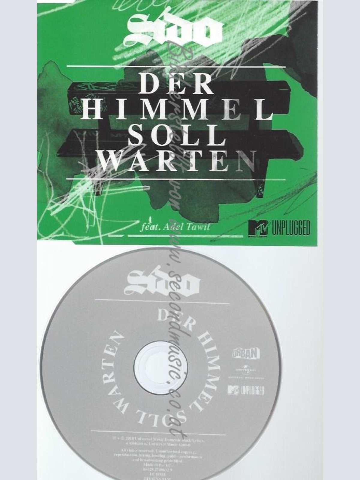 CD---TRACK- | SINGLE/ SIDO--DER HIMMEL SOLL WARTEN -MTV UNPLUGGED