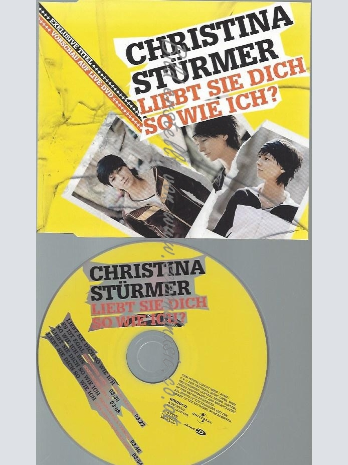 CD--CHRISTINA STÜRMER--LIEBT SIE DICH SO WIE ICHSINGLE
