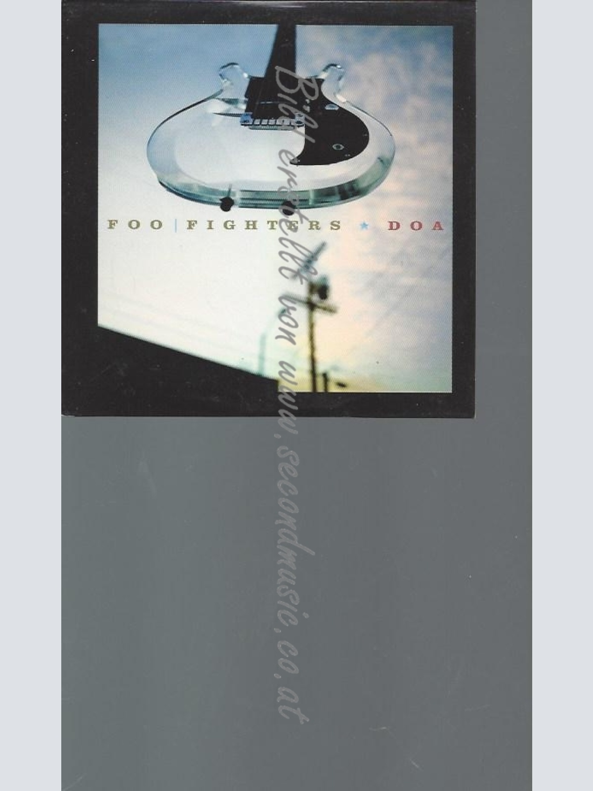 CD--FOO FIGHTERS--DOA CD UK ROSWELL