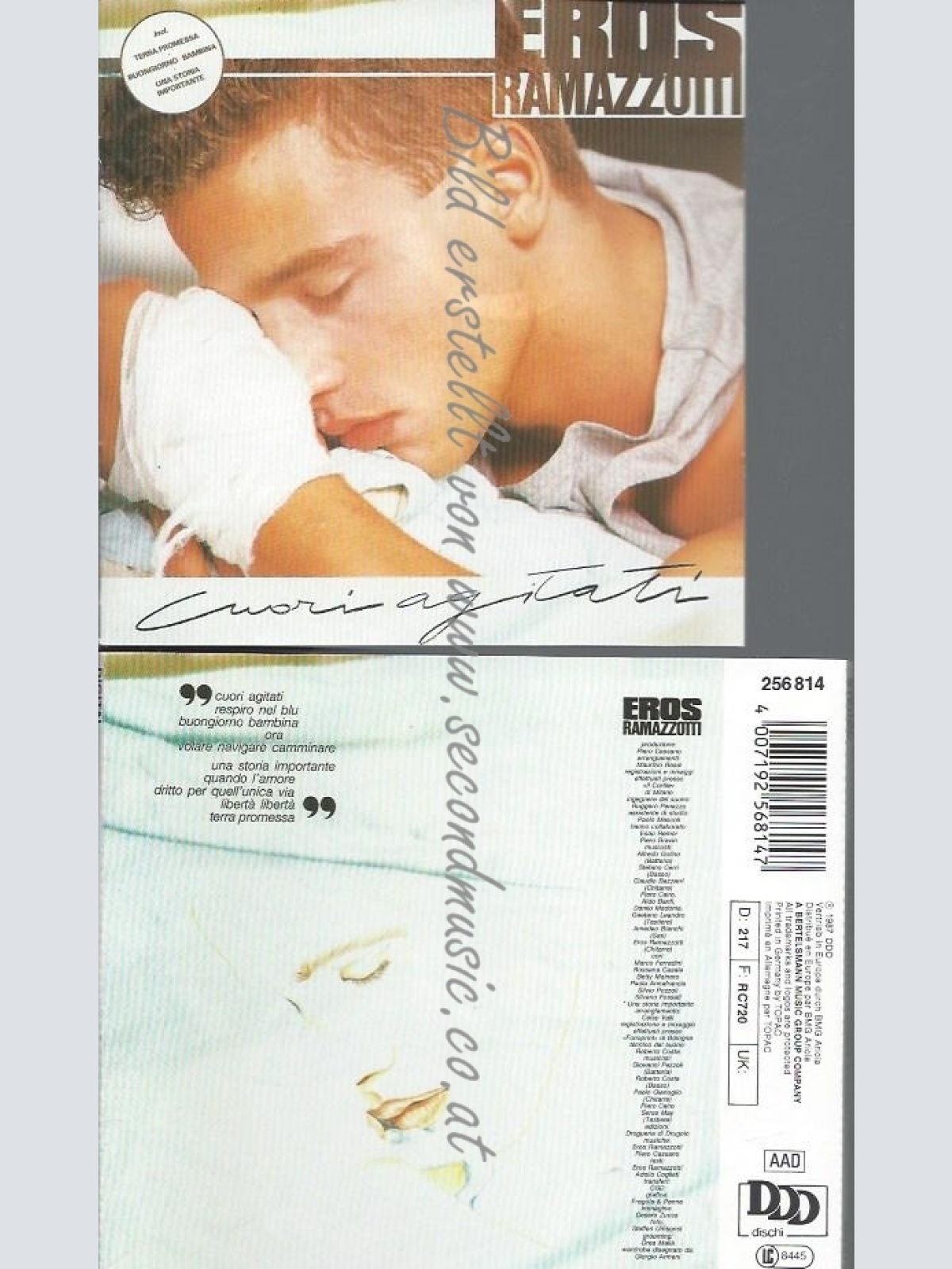 CD--EROS RAMAZZOTTI--CUORI AGITATI