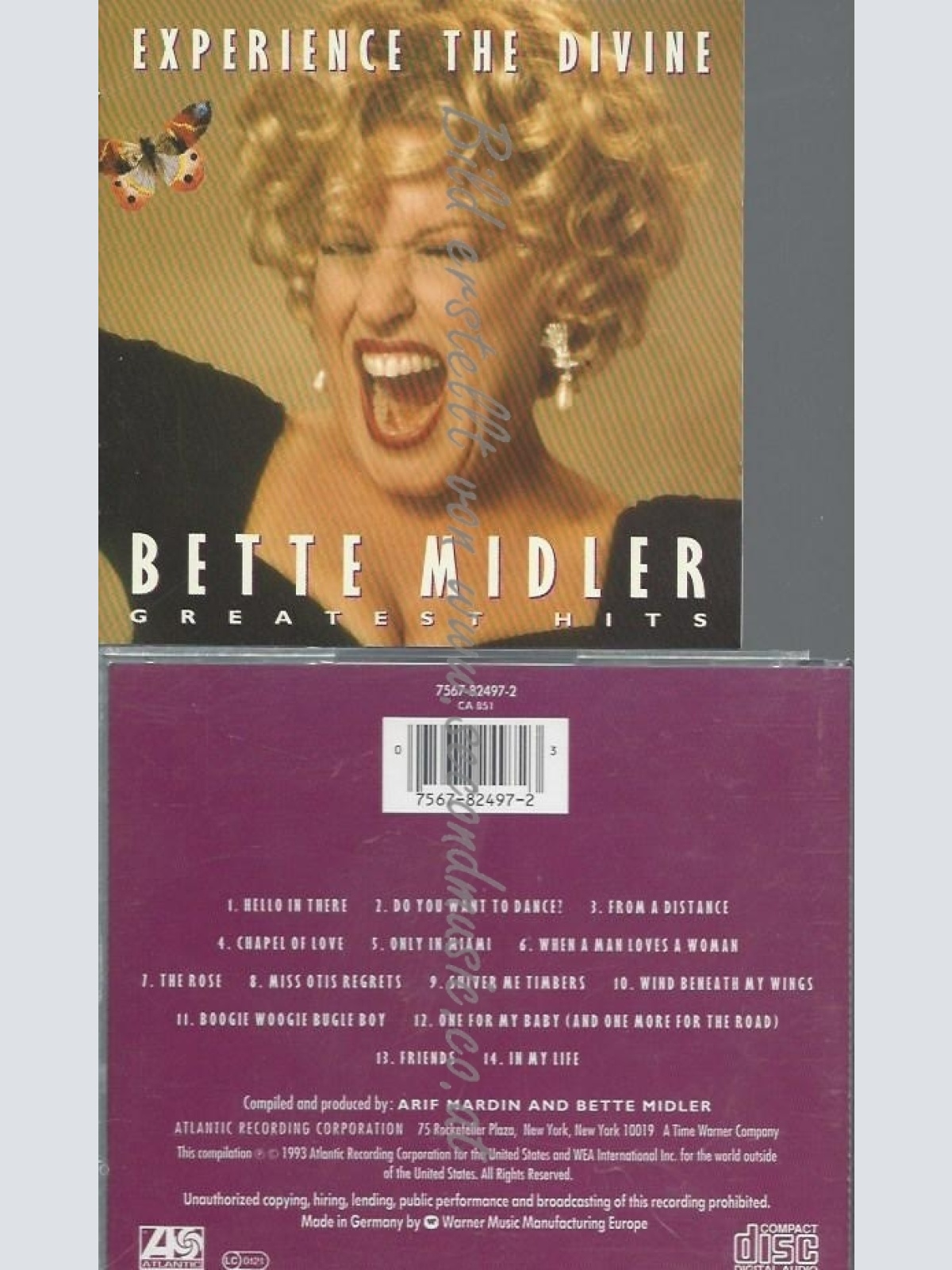 CD--GREATEST HITS/ BETTE MIDLER--EXPERIENCE THE DIVINE