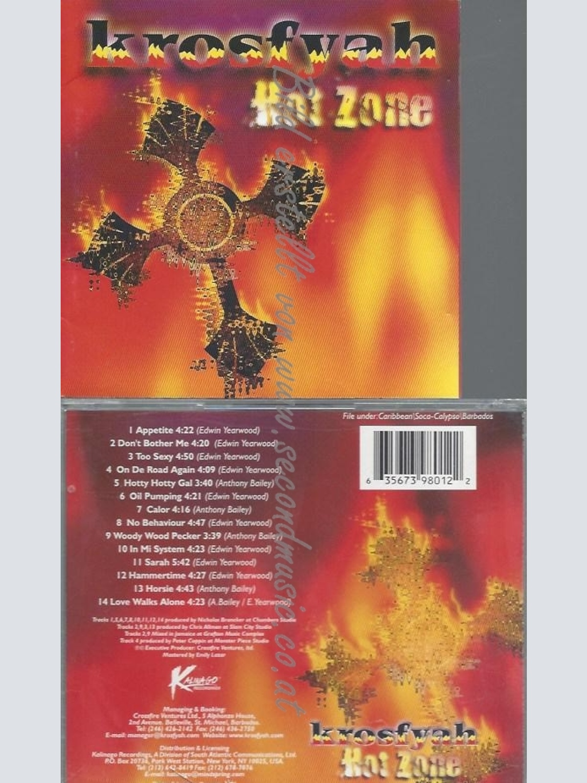 CD--KROSFYAH--HOT ZONE | IMPORT