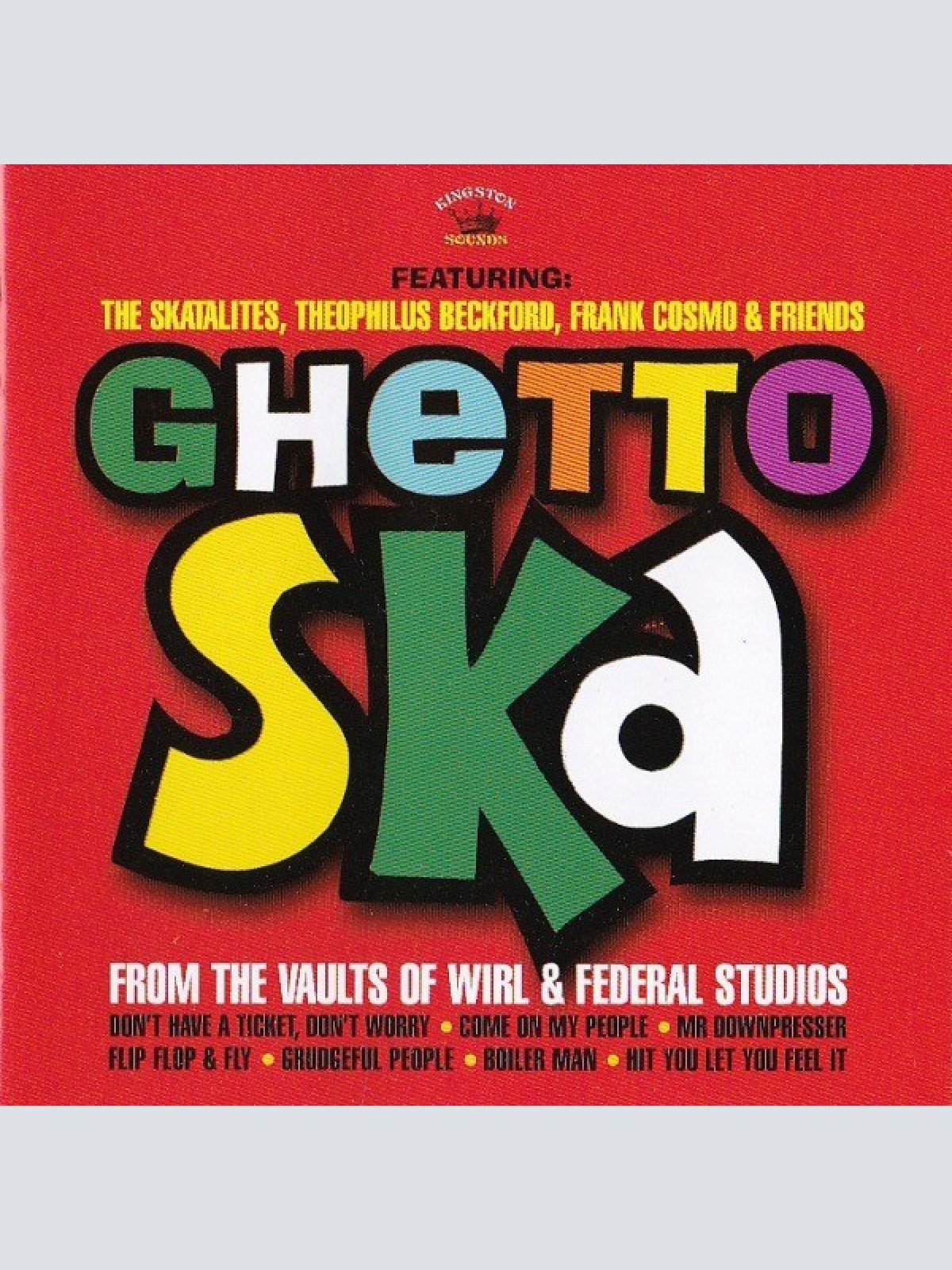 CD, Comp Various - Ghetto Ska - From The Vaults Of Wirl & Federal Studios
