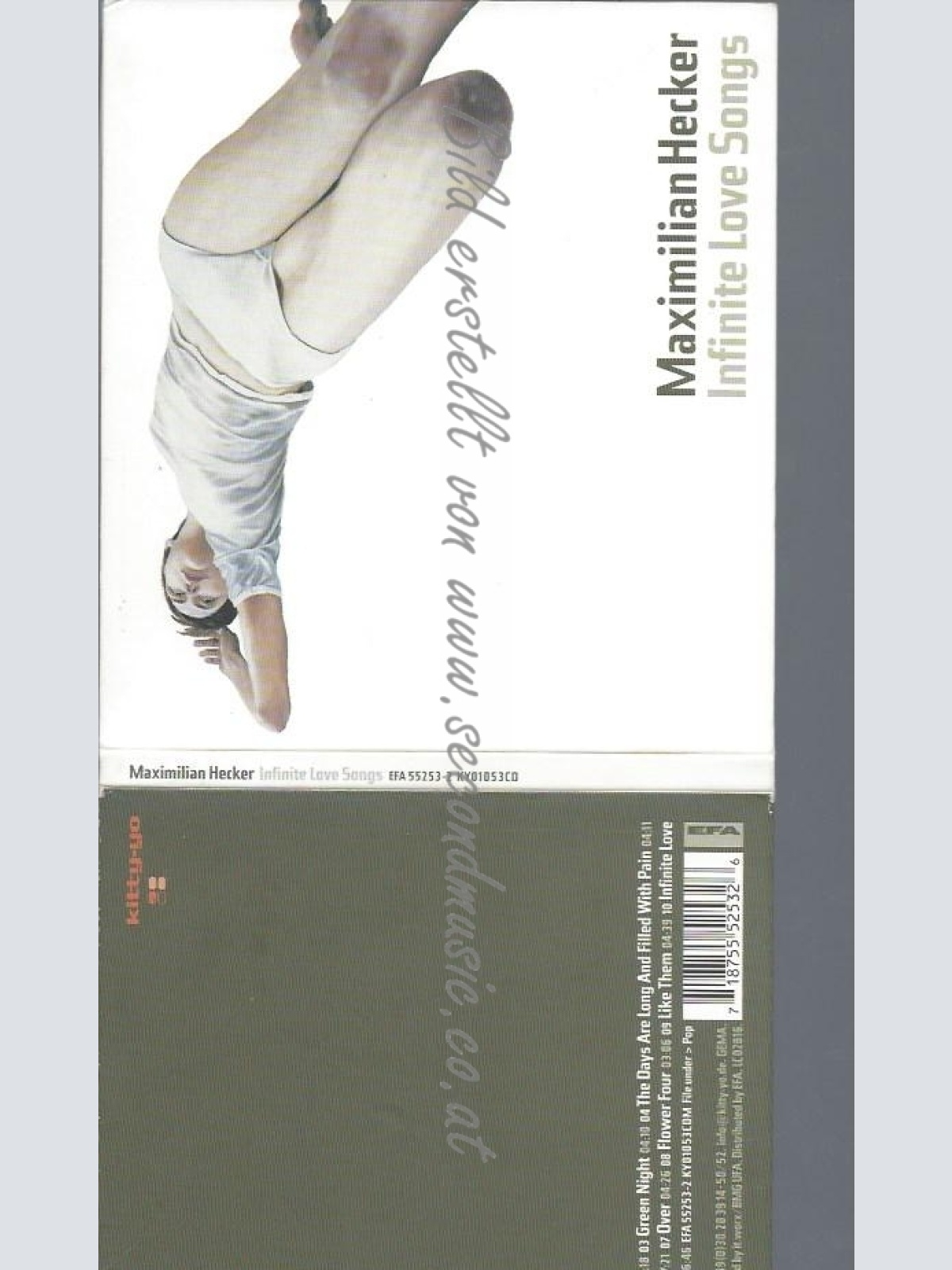 CD--MAXIMILIAN HECKER--INFINITE LOVE SONGS