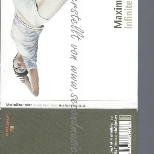 CD--MAXIMILIAN HECKER--INFINITE LOVE SONGS