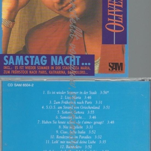 CD--OLIVER FRANK--SAMSTAG NACHT