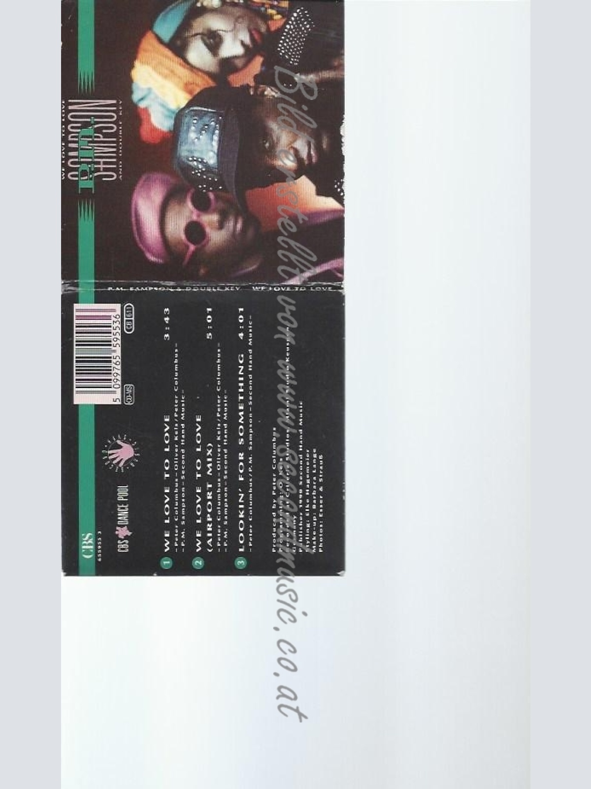 CD--P.M. SAMPSON--WE LOVE TO LOVE -P.M. SAMPSON & DOUBLE KEY-MAXI