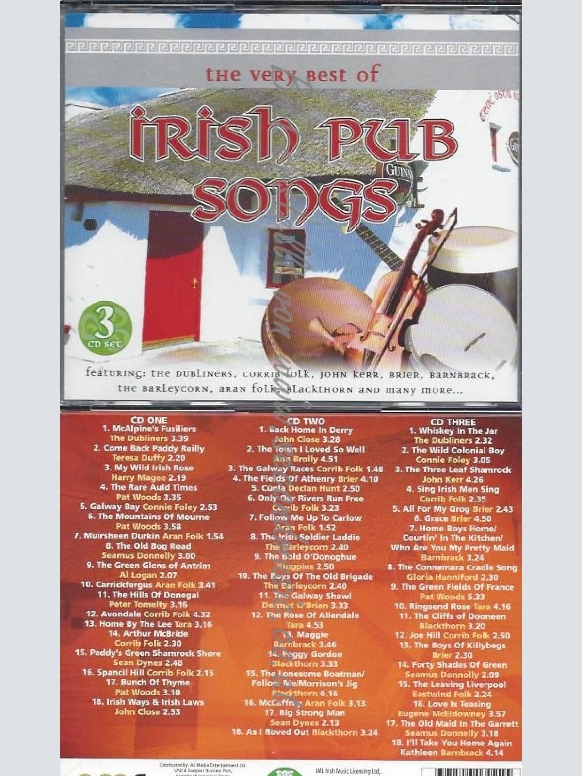 CD--VERY BEST OF IRISH PUB SONGS--VERY BEST OF IRISH PUB SONGS | IMPORT