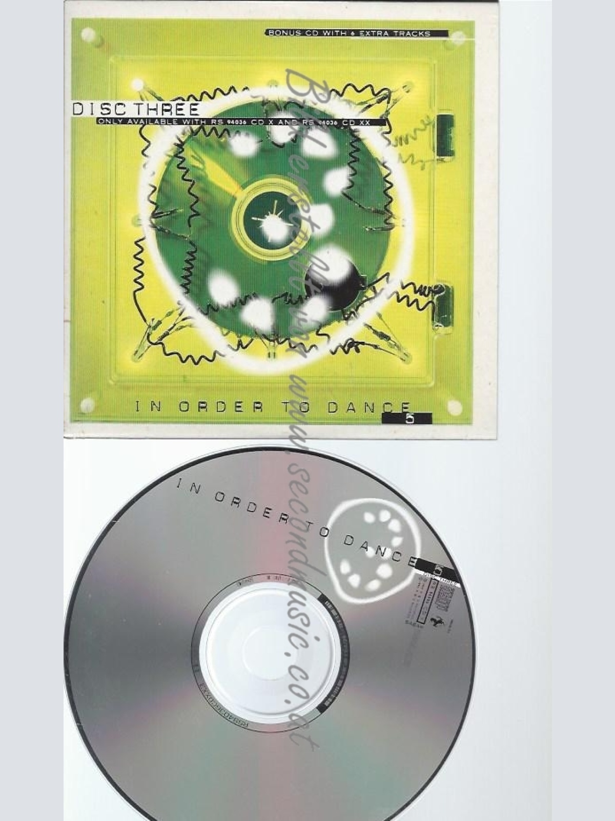 CD--VARIOUS--IN ORDER TO DANCE 5IMPORT