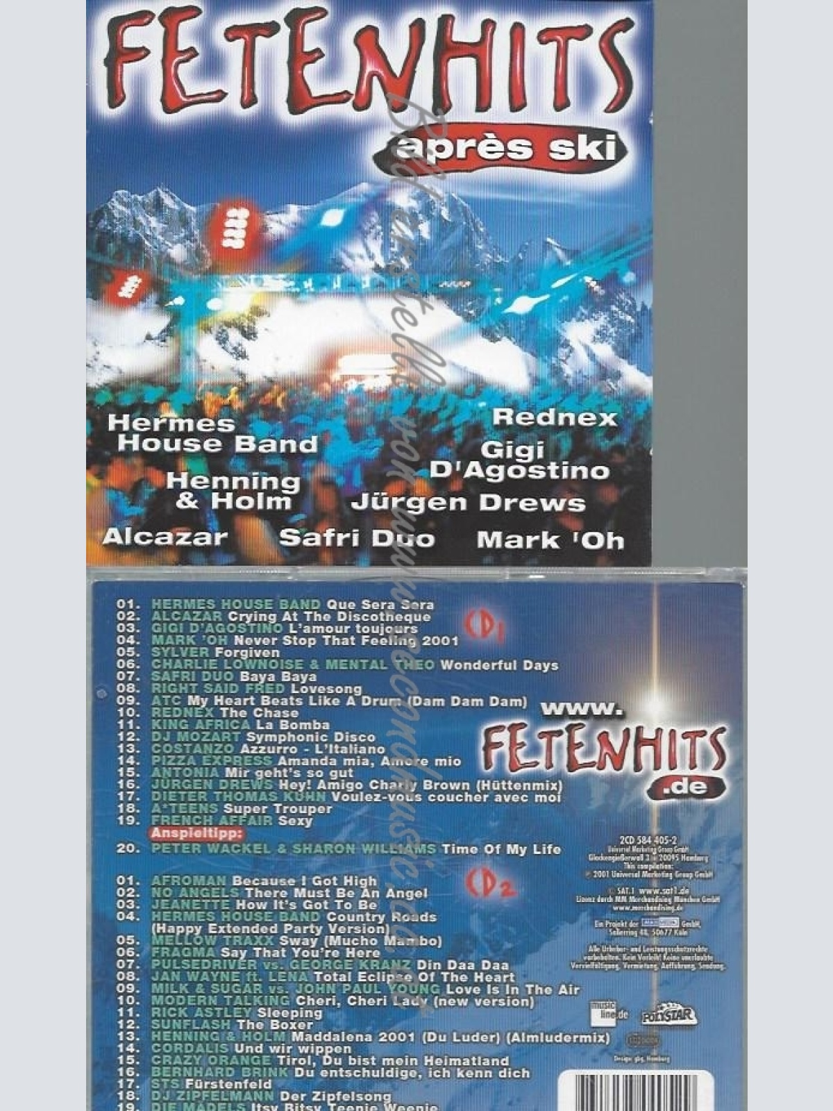 CD--VARIOUS--FETENHITS - APRÉS SKI | DOPPEL-CD