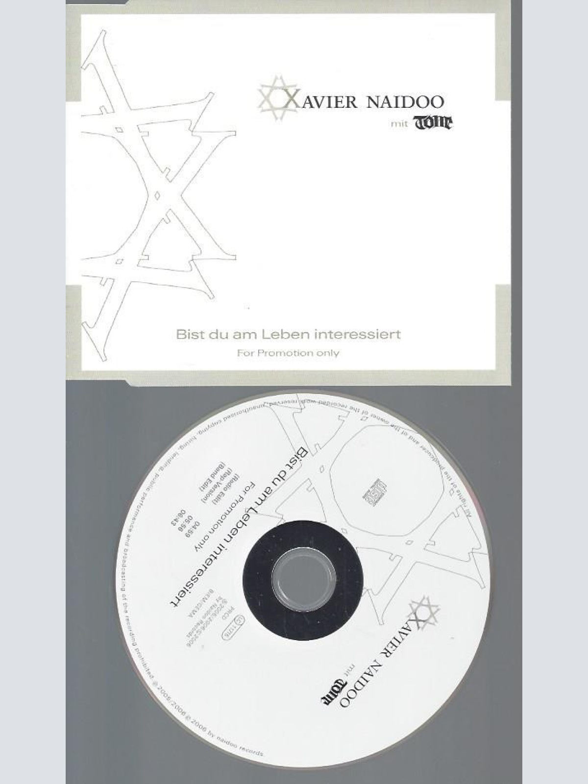 CD--XAVIER NAIDOO-BIST DU AM LEBEN INTERESSIERT--PROMO