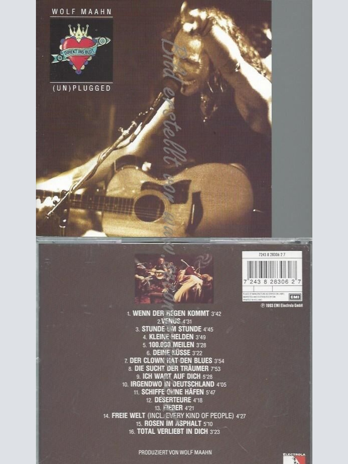 CD--WOLF MAAHN--DIREKT INS BLUT