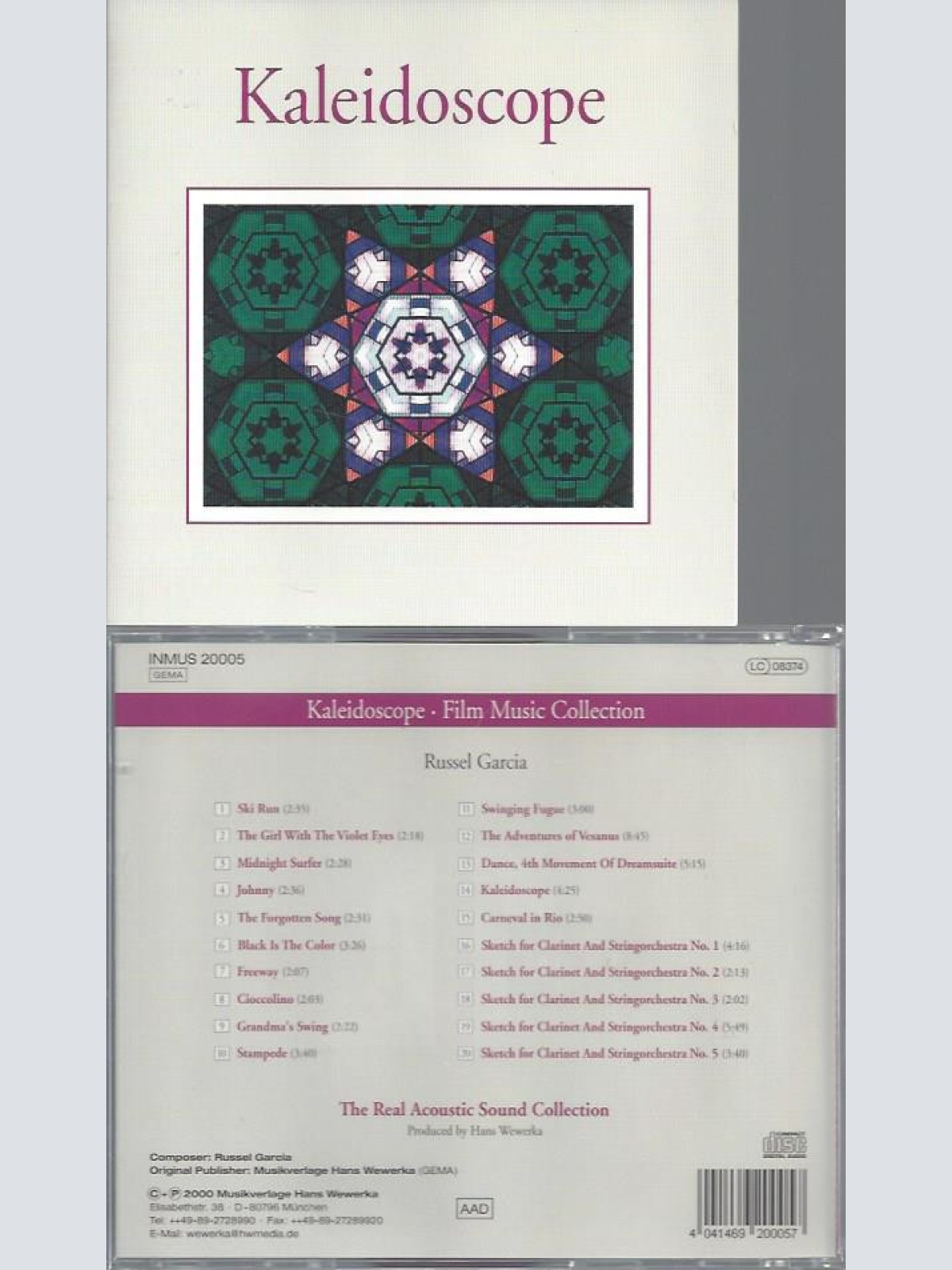 CD-KALEIDOSCOPE--FILM MUSIC COLLECTION --RUSSEL GARCIA
