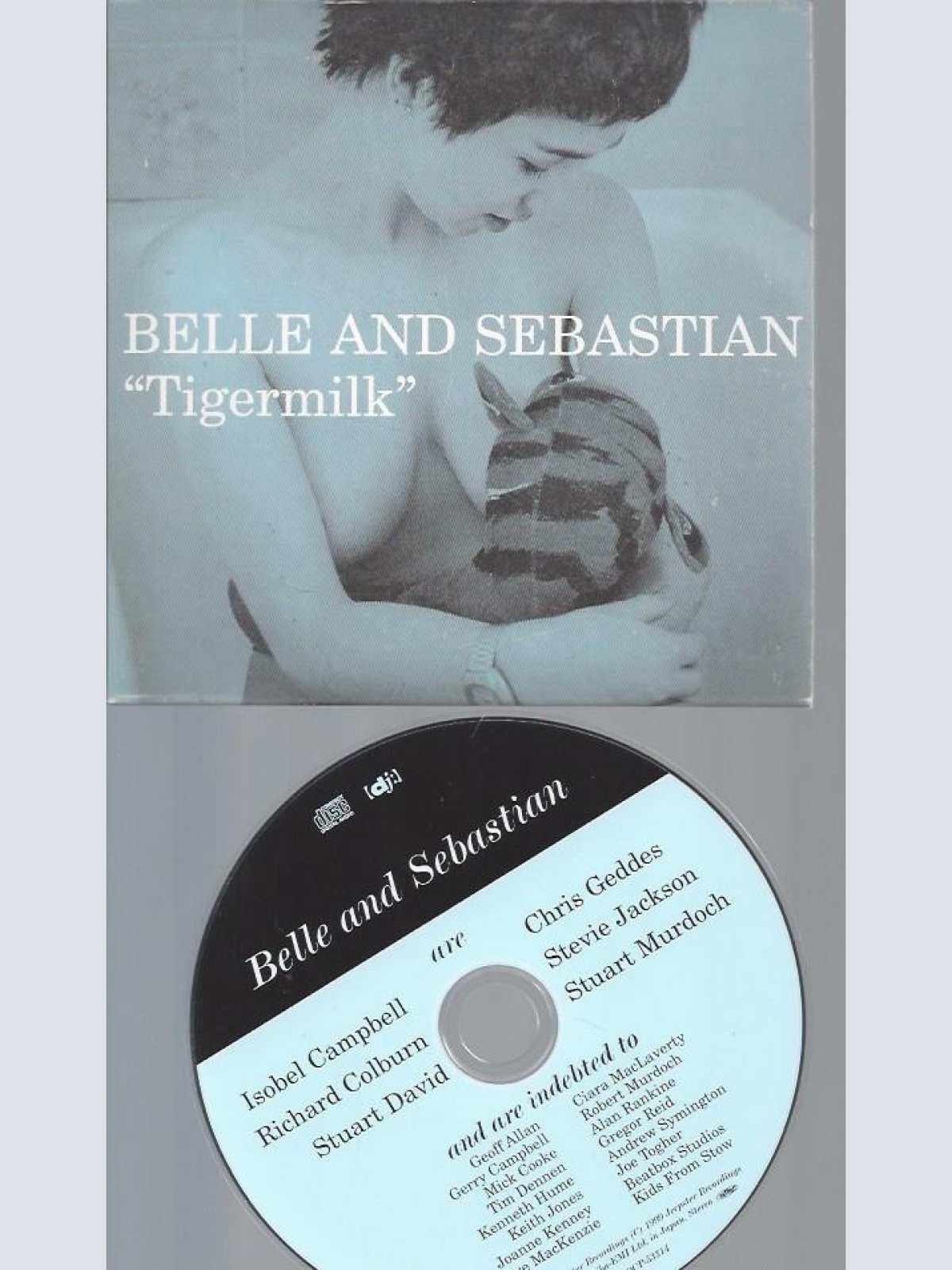 CD--BELLE AND SEBASTIAN--TIGERMILK--JAPAN RELEASE