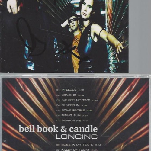 CD--BELL BOOK & CANDLE--LONGING --MIT AUTOGRAMMEN