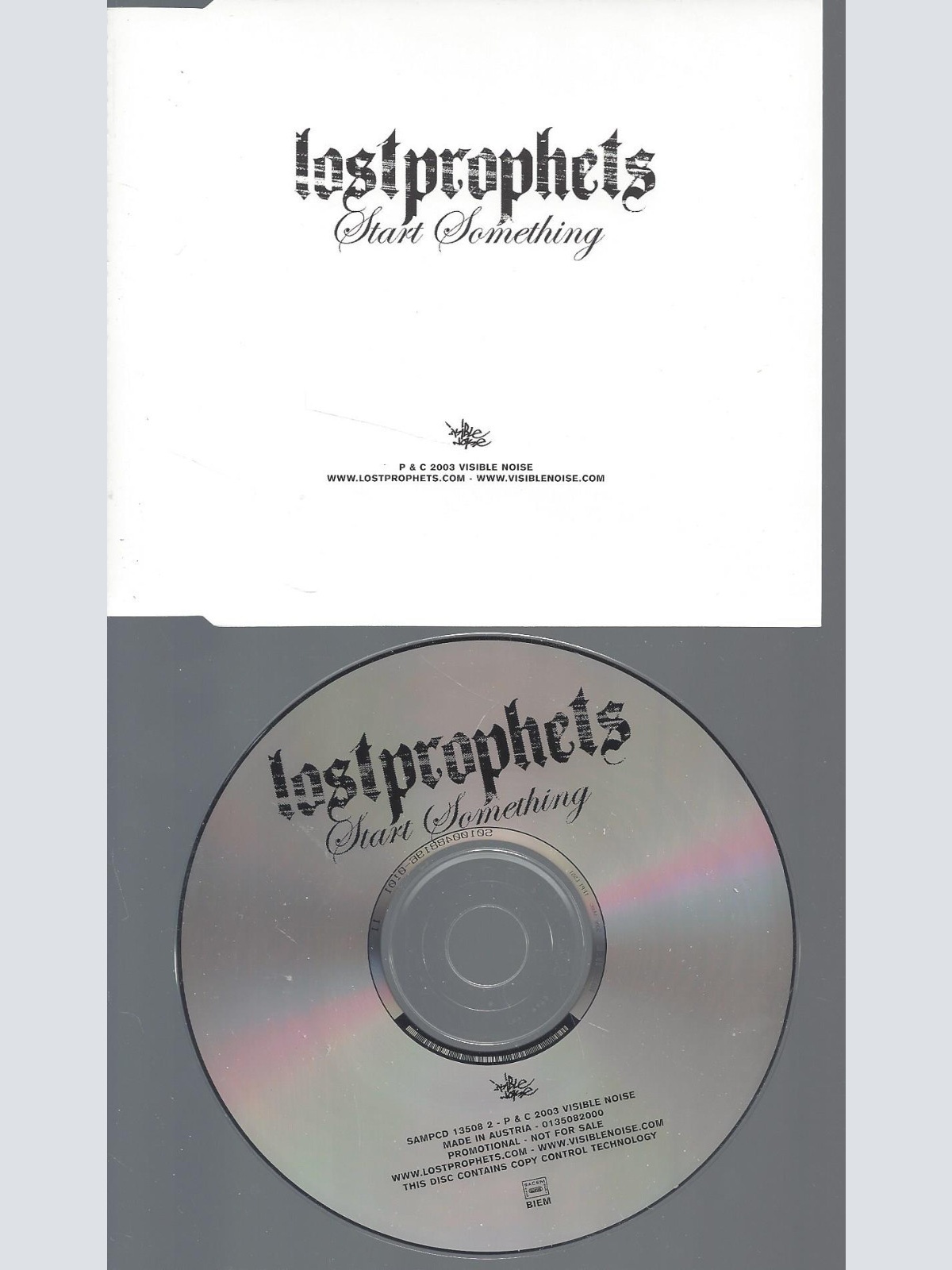 CD--LOST PROPHETS--START SOMETHING --PROMO