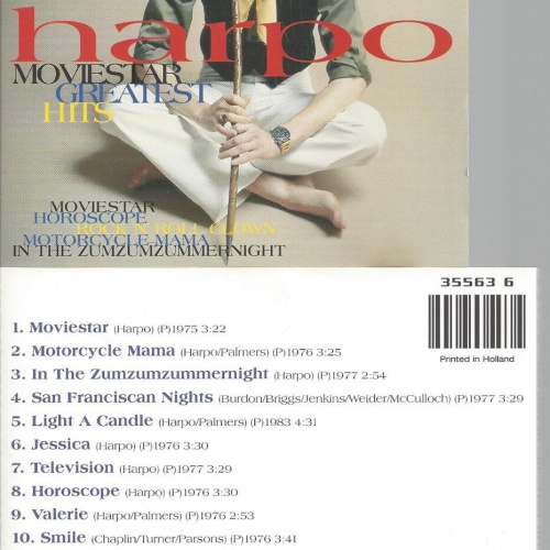 CD--HARPO MOVIESTAR GREATEST HITS--LIKE NEW