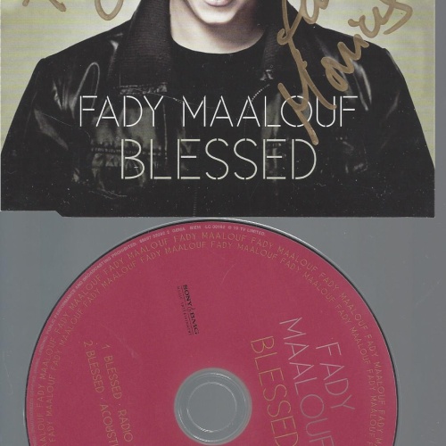 CD-FADY MAALOUF--BLESSED --MIT AUTOGRAMM