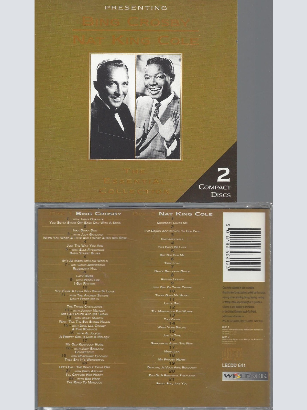 CD-BING CROSBY NAT KING COLE THE ESSENTIAL COLLECTION