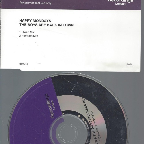CD-HAPPY MONDAYS THE BOYS ARE BACK IN TOWN--PROMO