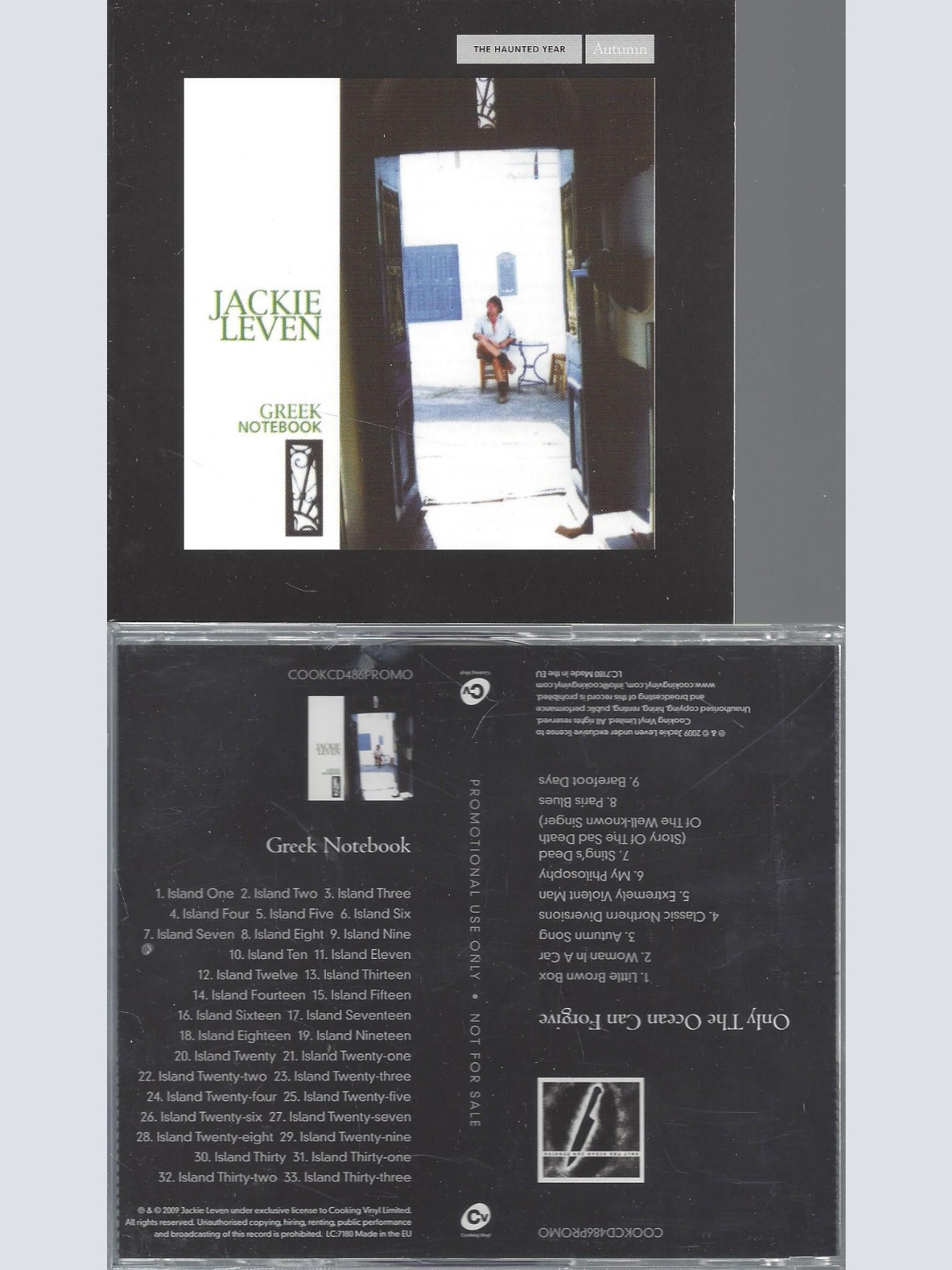 CD-JACKIE LEVEN--THE HOUNTED YEAR --AUTUMN--PROMO--GREEK BOOK