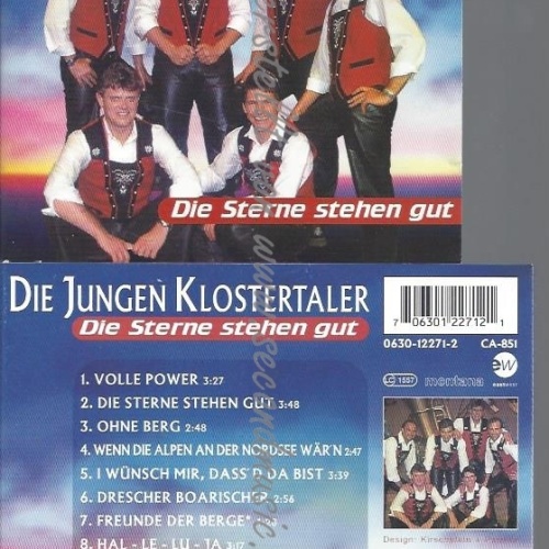 CD--JUNGEN KLOSTERTALER--DIE STERNE STEHEN GUT