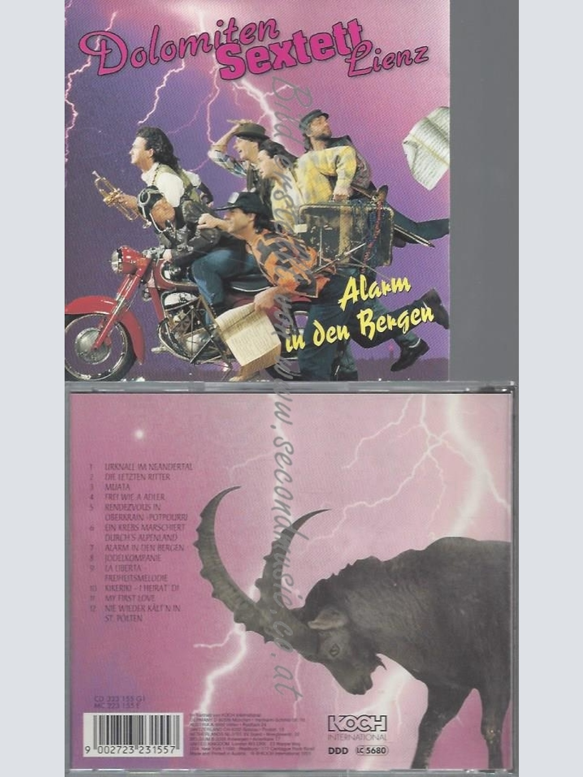 CD--DOLOMITEN SEXTETT LIENZ UND LIENZ DOLOMITEN SEXTETT--ALARM IN DEN BERGEN