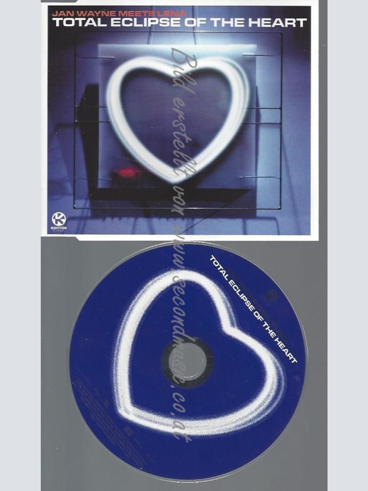 CD--JAN WAYNE MEETS LENA--TOTAL ECLIPSE OF THE HEART | SINGLE