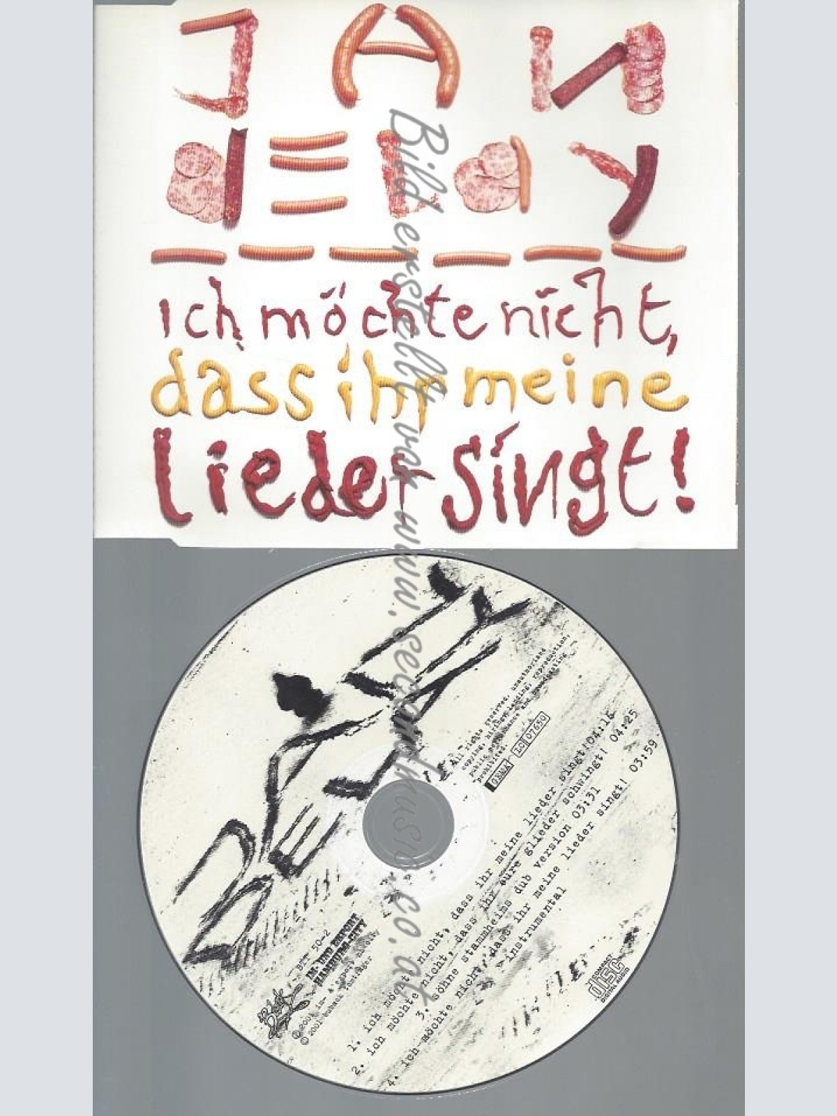 CD--JAN DELAY--ICH MÖCHTE NICHT, DASS IHR MEINE LIEDER SINGT! | SINGLE