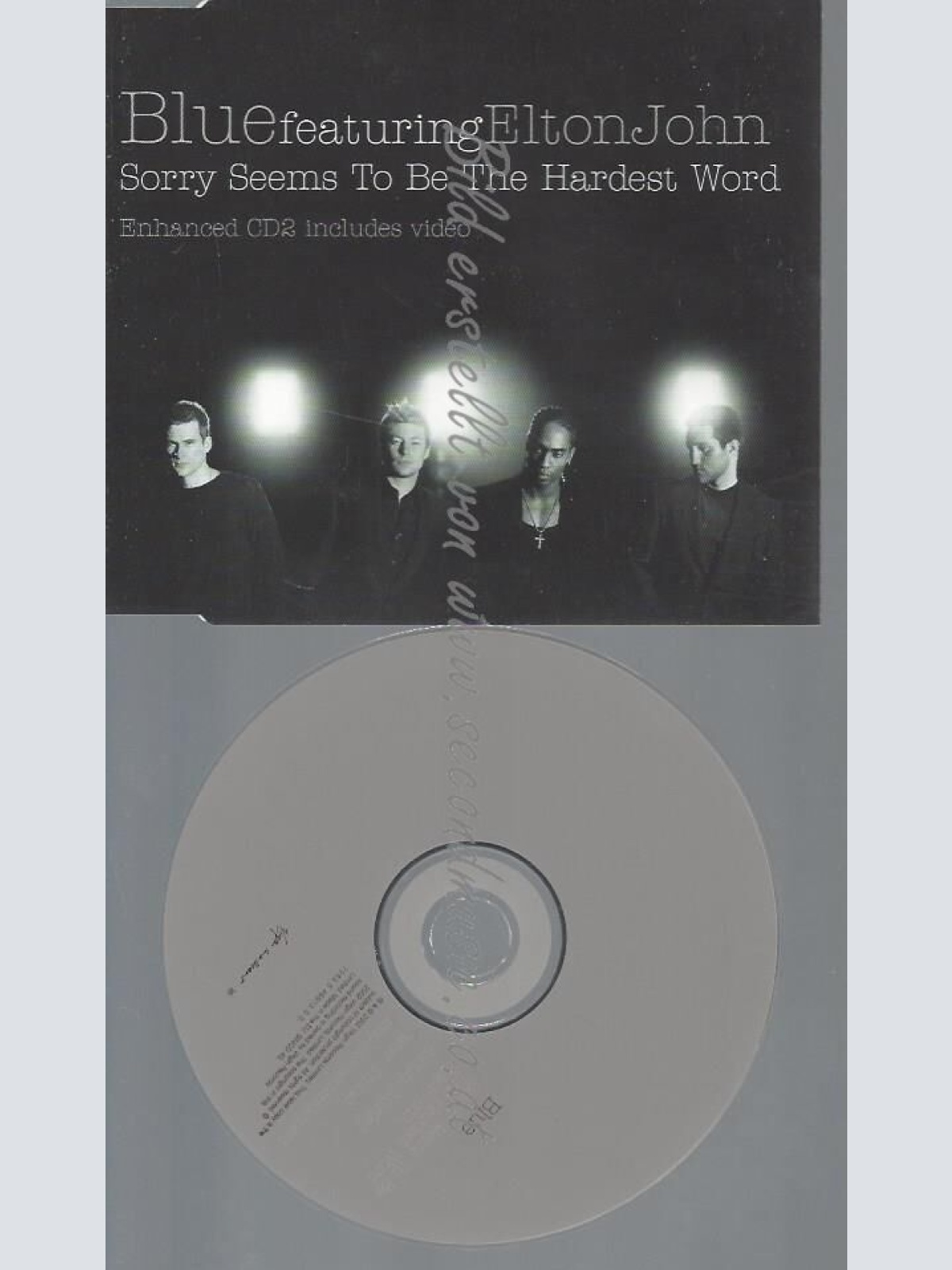 CD--BLUE--SORRY SEEMS TO BE THE HARDEST | SINGLE