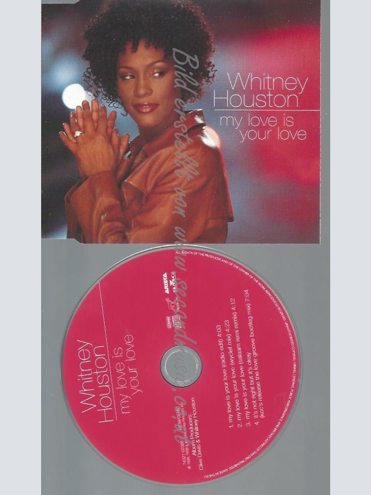 CD--WHITNEY HOUSTON--MY LOVE IS YOUR LOVE | SINGLE