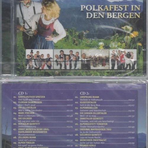 CD--VARIOUS--STERNSTUNDEN DER VOLKSMUSIK- POLKAFEST IN DEN BERGEN | DOPPEL-CD