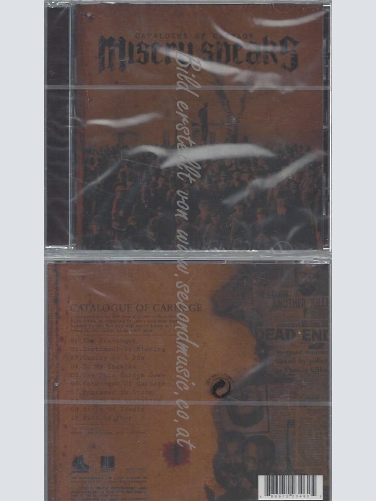 CD--MISERY SPEAKS--CATALOUGE OF CARNAGE