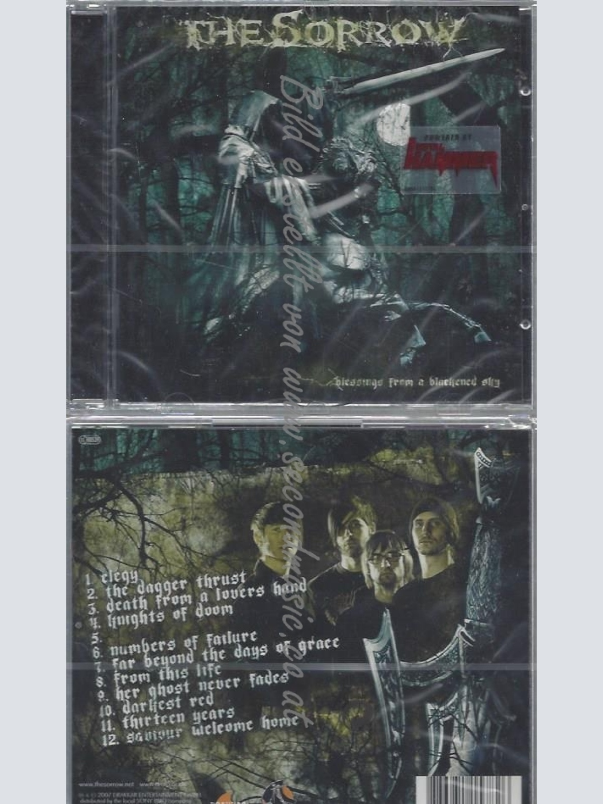 CD--THE SORROW--BLESSINGS FROM A BLACKENED SKY