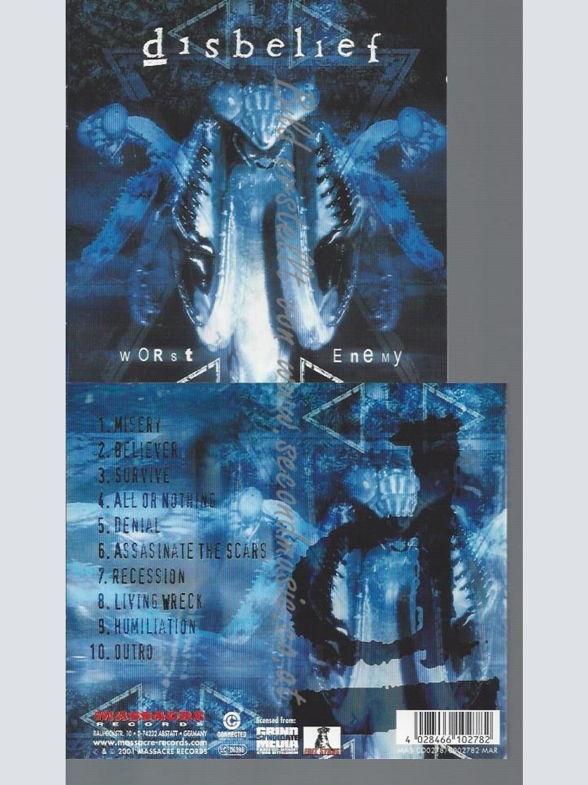 CD--DISBELIEF--WORST ENEMY