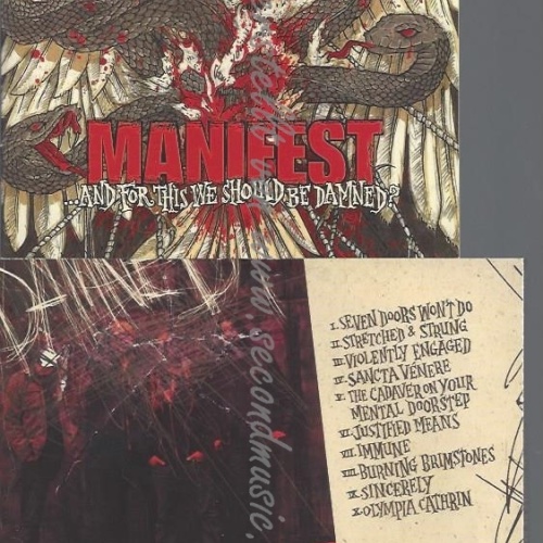 CD--MANIFEST--...AND FOR THIS WE SHOULD BE DAMNED?